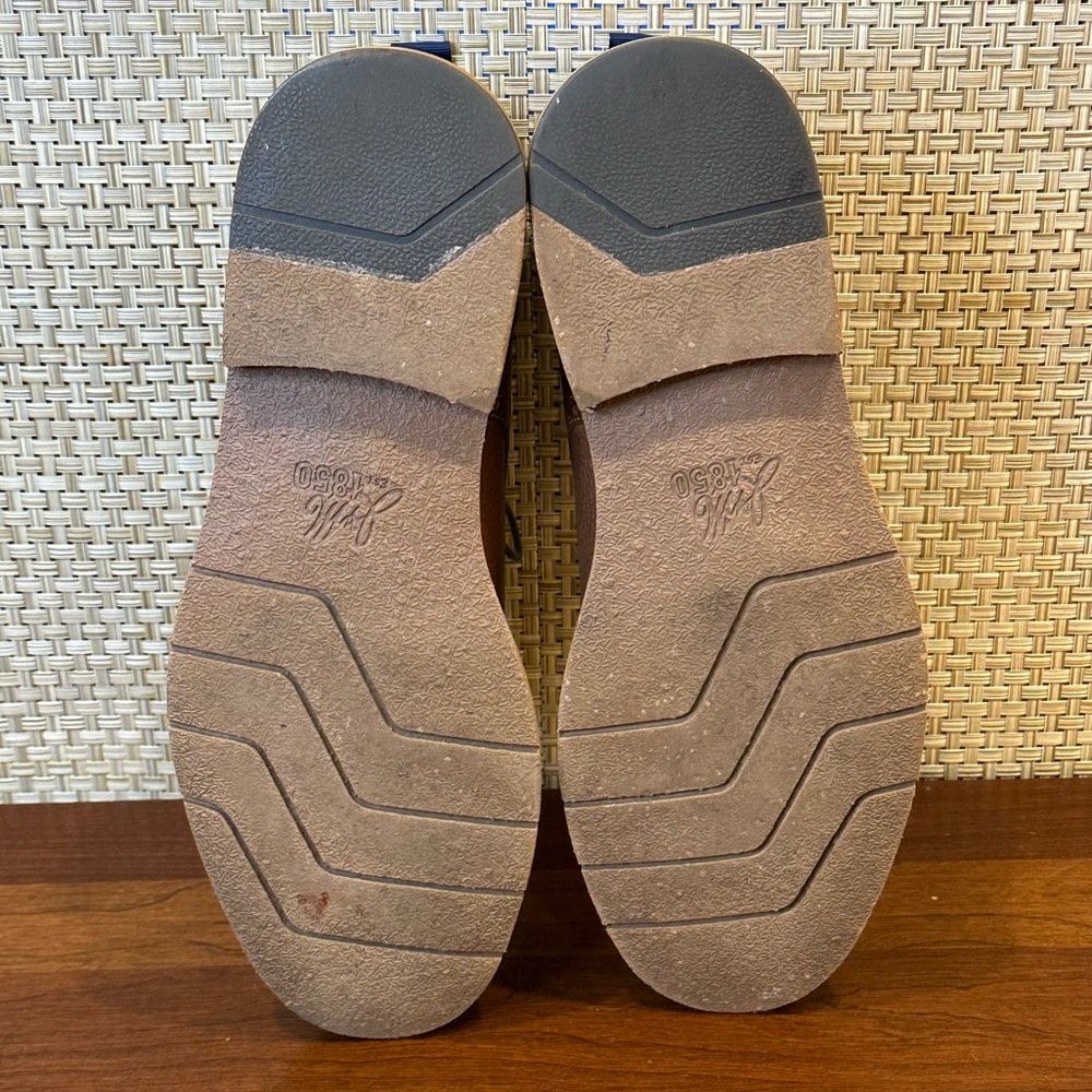🌟HP🌟J&M 1850 Collection Pearce Tan Tumbled Full-Grain Leather Chukka Boots 11 - Picture 12 of 15